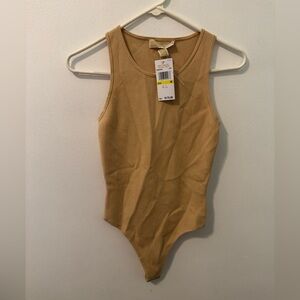 NWT Michael Kors Tan One Piece Size M